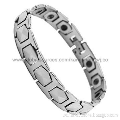 Fashionable Magnetic Tungsten Bracelet, ODM/OEM Designs Accepted
